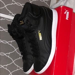 Black and gold Pumas
